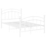 Bettgestell aus weißem Metall, 120 x 200 cm von vidaXL, Betten und Lattenroste - Ref: Foro24-324974, Preis: 95,54 €, Rabatt: %