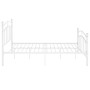 Bettgestell aus weißem Metall, 120 x 200 cm von vidaXL, Betten und Lattenroste - Ref: Foro24-324974, Preis: 95,54 €, Rabatt: %