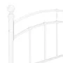 White metal bed frame 120x200 cm by vidaXL, Beds and slatted bases - Ref: Foro24-324974, Price: 94,85 €, Discount: %