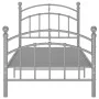 Graues Metallbettgestell 100x200 cm von vidaXL, Betten und Lattenroste - Ref: Foro24-324972, Preis: 105,58 €, Rabatt: %