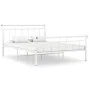 Bettgestell aus weißem Metall, 140 x 200 cm von vidaXL, Betten und Lattenroste - Ref: Foro24-325040, Preis: 99,27 €, Rabatt: %