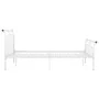 Bettgestell aus weißem Metall, 140 x 200 cm von vidaXL, Betten und Lattenroste - Ref: Foro24-325040, Preis: 99,27 €, Rabatt: %