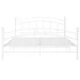 Bettgestell aus weißem Metall, 160 x 200 cm von vidaXL, Betten und Lattenroste - Ref: Foro24-324980, Preis: 139,59 €, Rabatt: %