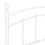 Bettgestell aus weißem Metall, 160 x 200 cm von vidaXL, Betten und Lattenroste - Ref: Foro24-324980, Preis: 139,59 €, Rabatt: %