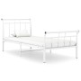 Bettgestell aus weißem Metall, 90 x 200 cm von vidaXL, Betten und Lattenroste - Ref: Foro24-325031, Preis: 69,87 €, Rabatt: %
