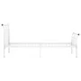 Bettgestell aus weißem Metall, 90 x 200 cm von vidaXL, Betten und Lattenroste - Ref: Foro24-325031, Preis: 69,32 €, Rabatt: %