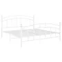 Bettgestell aus weißem Metall, 200 x 200 cm von vidaXL, Betten und Lattenroste - Ref: Foro24-324986, Preis: 110,75 €, Rabatt: %