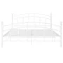 Bettgestell aus weißem Metall, 200 x 200 cm von vidaXL, Betten und Lattenroste - Ref: Foro24-324986, Preis: 110,75 €, Rabatt: %