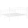 White metal bed frame 200x200 cm by vidaXL, Beds and slatted bases - Ref: Foro24-324986, Price: 111,49 €, Discount: %