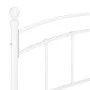 Bettgestell aus weißem Metall, 200 x 200 cm von vidaXL, Betten und Lattenroste - Ref: Foro24-324986, Preis: 110,75 €, Rabatt: %