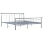 Graues Metallbettgestell 180x200 cm von vidaXL, Betten und Lattenroste - Ref: Foro24-325047, Preis: 150,32 €, Rabatt: %