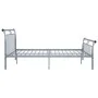 Graues Metallbettgestell 180x200 cm von vidaXL, Betten und Lattenroste - Ref: Foro24-325047, Preis: 150,32 €, Rabatt: %