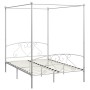 Weißer Himmelbettrahmen aus Metall, 140 x 200 cm von vidaXL, Betten und Lattenroste - Ref: Foro24-284429, Preis: 233,66 €, Ra...