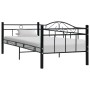 Estructura de cama de metal negro 90x200 cm de vidaXL, Camas y somieres - Ref: Foro24-286135, Precio: 146,75 €, Descuento: %