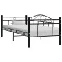 Schwarzer Metallbettrahmen 90x200 cm von vidaXL, Betten und Lattenroste - Ref: Foro24-286135, Preis: 138,22 €, Rabatt: %