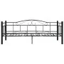 Black metal bed frame 90x200 cm by vidaXL, Beds and slatted bases - Ref: Foro24-286135, Price: 137,27 €, Discount: %