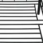 Black metal bed frame 90x200 cm by vidaXL, Beds and slatted bases - Ref: Foro24-286135, Price: 137,27 €, Discount: %
