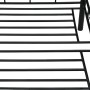 Estructura de cama de metal negro 90x200 cm de vidaXL, Camas y somieres - Ref: Foro24-286135, Precio: 146,75 €, Descuento: %