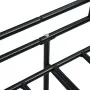 Schwarzer Metallbettrahmen 90x200 cm von vidaXL, Betten und Lattenroste - Ref: Foro24-286135, Preis: 138,22 €, Rabatt: %
