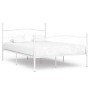 Bettgestell mit Lattenrost aus weißem Metall, 140 x 200 cm von vidaXL, Betten und Lattenroste - Ref: Foro24-284450, Preis: 19...