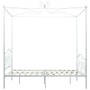Weißer Himmelbettrahmen aus Metall, 120 x 200 cm von vidaXL, Betten und Lattenroste - Ref: Foro24-284470, Preis: 237,50 €, Ra...