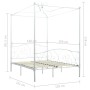Weißer Himmelbettrahmen aus Metall, 120 x 200 cm von vidaXL, Betten und Lattenroste - Ref: Foro24-284470, Preis: 237,50 €, Ra...