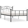 Estructura de cama de metal negro 100x200 cm de vidaXL, Camas y somieres - Ref: Foro24-284524, Precio: 101,82 €, Descuento: %