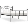 Schwarzer Metallbettrahmen 100x200 cm von vidaXL, Betten und Lattenroste - Ref: Foro24-284524, Preis: 100,21 €, Rabatt: %