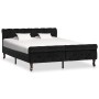 Estructura de cama de terciopelo negro 140x200 cm de vidaXL, Camas y somieres - Ref: Foro24-288553, Precio: 358,69 €, Descuen...