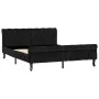 Bettgestell aus schwarzem Samt, 140 x 200 cm von vidaXL, Betten und Lattenroste - Ref: Foro24-288553, Preis: 356,25 €, Rabatt: %