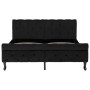 Estructura de cama de terciopelo negro 140x200 cm de vidaXL, Camas y somieres - Ref: Foro24-288553, Precio: 358,69 €, Descuen...