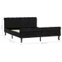 Bettgestell aus schwarzem Samt, 140 x 200 cm von vidaXL, Betten und Lattenroste - Ref: Foro24-288553, Preis: 356,25 €, Rabatt: %