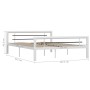 Schwarz-weißes Metallbettgestell 120x200 cm von vidaXL, Betten und Lattenroste - Ref: Foro24-284546, Preis: 109,01 €, Rabatt: %