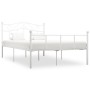 Bettgestell aus weißem Metall, 120 x 200 cm von vidaXL, Betten und Lattenroste - Ref: Foro24-284518, Preis: 138,47 €, Rabatt: %
