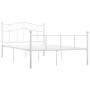 Bettgestell aus weißem Metall, 120 x 200 cm von vidaXL, Betten und Lattenroste - Ref: Foro24-284518, Preis: 138,47 €, Rabatt: %
