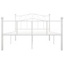 Bettgestell aus weißem Metall, 120 x 200 cm von vidaXL, Betten und Lattenroste - Ref: Foro24-284518, Preis: 138,47 €, Rabatt: %