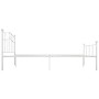 Bettgestell aus weißem Metall, 120 x 200 cm von vidaXL, Betten und Lattenroste - Ref: Foro24-284518, Preis: 138,47 €, Rabatt: %