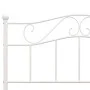 White metal bed frame 120x200 cm by vidaXL, Beds and slatted bases - Ref: Foro24-284518, Price: 127,20 €, Discount: %