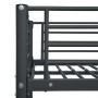Estructura de litera de metal negro 140x200 cm/90x200 cm de vidaXL, Camas y somieres - Ref: Foro24-287905, Precio: 296,47 €, ...