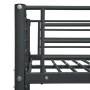 Estructura de litera de metal negro 140x200 cm/90x200 cm de vidaXL, Camas y somieres - Ref: Foro24-287905, Precio: 302,74 €, ...