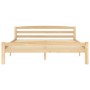 Solid pine wood bed frame 160x200 cm by vidaXL, Beds and slatted bases - Ref: Foro24-322065, Price: 130,04 €, Discount: %