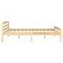 Solid pine wood bed frame 160x200 cm by vidaXL, Beds and slatted bases - Ref: Foro24-322065, Price: 130,04 €, Discount: %
