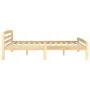 Solid pine wood bed frame 160x200 cm by vidaXL, Beds and slatted bases - Ref: Foro24-322065, Price: 128,41 €, Discount: %