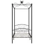 Schwarzer Himmelbettrahmen aus Metall, 90 x 200 cm von vidaXL, Betten und Lattenroste - Ref: Foro24-284474, Preis: 139,82 €, ...