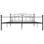Estructura de cama de metal negro 180x200 cm de vidaXL, Camas y somieres - Ref: Foro24-284528, Precio: 159,47 €, Descuento: %