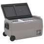 Refrigerator with wheels and handle PP and PE black and gray 50 L by vidaXL, Refrigerators - Ref: Foro24-51785, Price: 421,75...