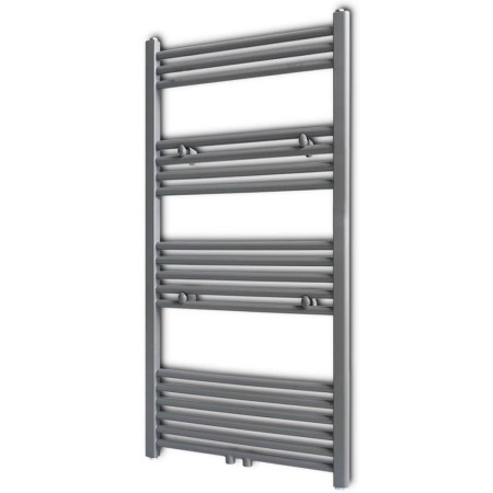 Gerader grauer Badheizkörper 600 x 1160 mm von vidaXL, Heizkörper - Ref: Foro24-141892, Preis: 112,49 €, Rabatt: %