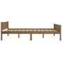 Estructura de cama madera maciza pino marrón miel 140x200 cm de vidaXL, Camas y somieres - Ref: Foro24-322113, Precio: 132,18...