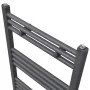 Gerader grauer Badheizkörper 600 x 1160 mm von vidaXL, Heizkörper - Ref: Foro24-141892, Preis: 110,56 €, Rabatt: %