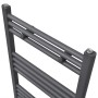 Gerader grauer Badheizkörper 600 x 1160 mm von vidaXL, Heizkörper - Ref: Foro24-141892, Preis: 112,49 €, Rabatt: %